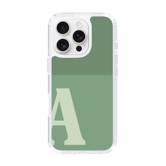 Slim Protection Case［ オリジナル - initial two tone - A green ］