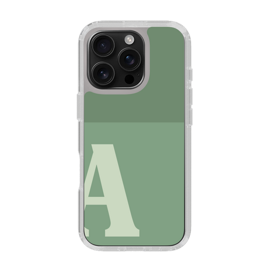 Slim Protection Case［ オリジナル - initial two tone - A green ］