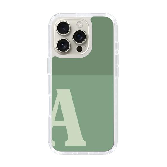 Slim Protection Case［ オリジナル - initial two tone - A green ］