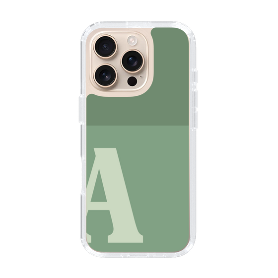 Slim Protection Case［ オリジナル - initial two tone - A green ］