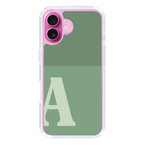 Slim Protection Case［ オリジナル - initial two tone - A green ］