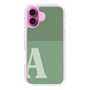 Slim Protection Case［ オリジナル - initial two tone - A green ］