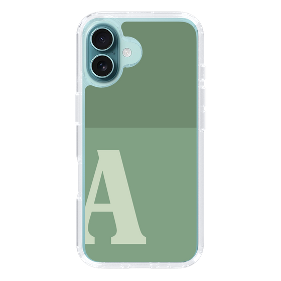 Slim Protection Case［ オリジナル - initial two tone - A green ］