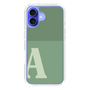 Slim Protection Case［ オリジナル - initial two tone - A green ］