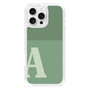 Slim Protection Case［ オリジナル - initial two tone - A green ］