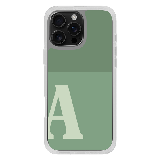 Slim Protection Case［ オリジナル - initial two tone - A green ］