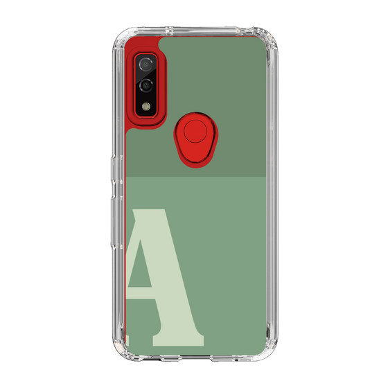 Slim Protection Case［ Original - initial two tone - A green ］