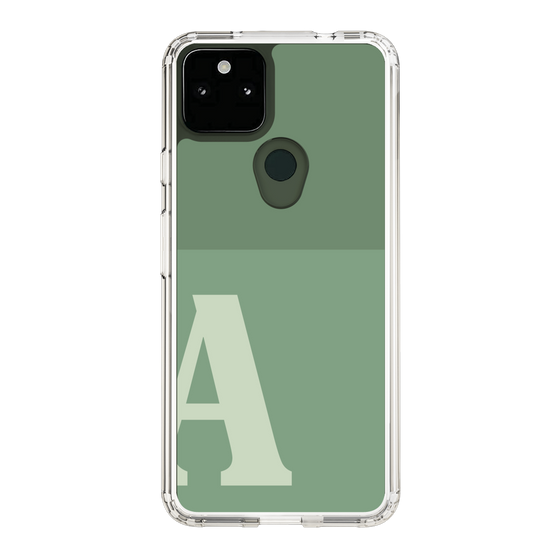 Slim Protection Case［ Original - initial two tone - A green ］