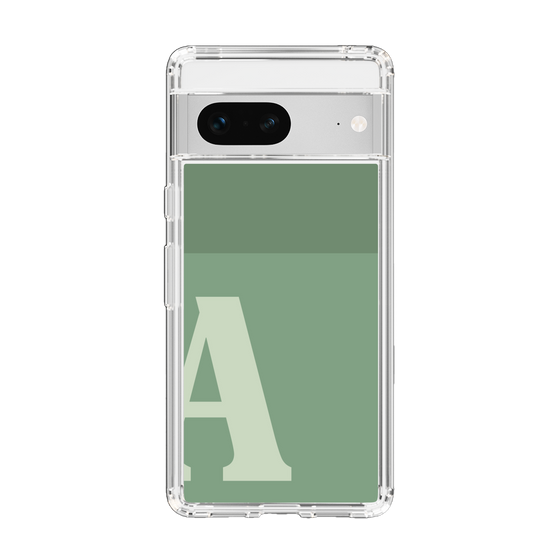 Slim Protection Case［ Original - initial two tone - A green ］