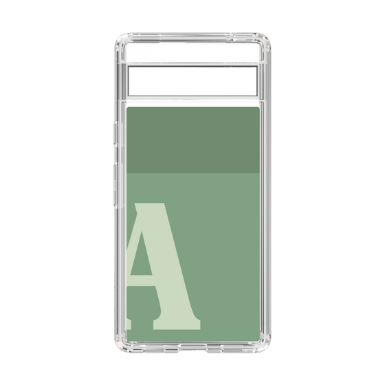 Slim Protection Case［ Original - initial two tone - A green ］