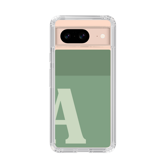 Slim Protection Case［ Original - initial two tone - A green ］