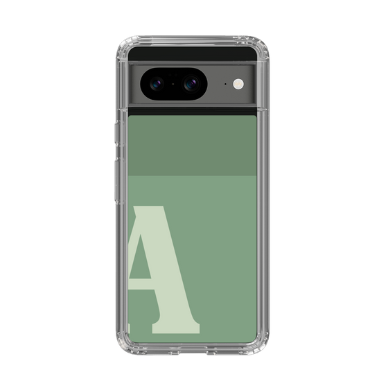 Slim Protection Case［ Original - initial two tone - A green ］
