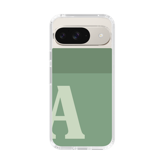 Slim Protection Case［ Original - initial two tone - A green ］