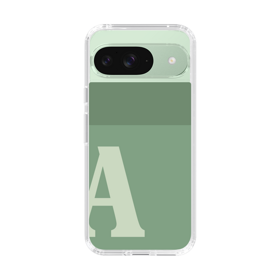Slim Protection Case［ Original - initial two tone - A green ］