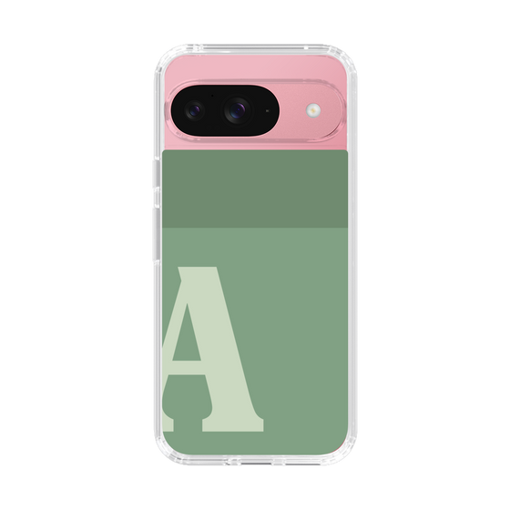 Slim Protection Case［ Original - initial two tone - A green ］
