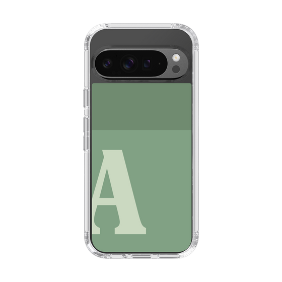 Slim Protection Case［ Original - initial two tone - A green ］