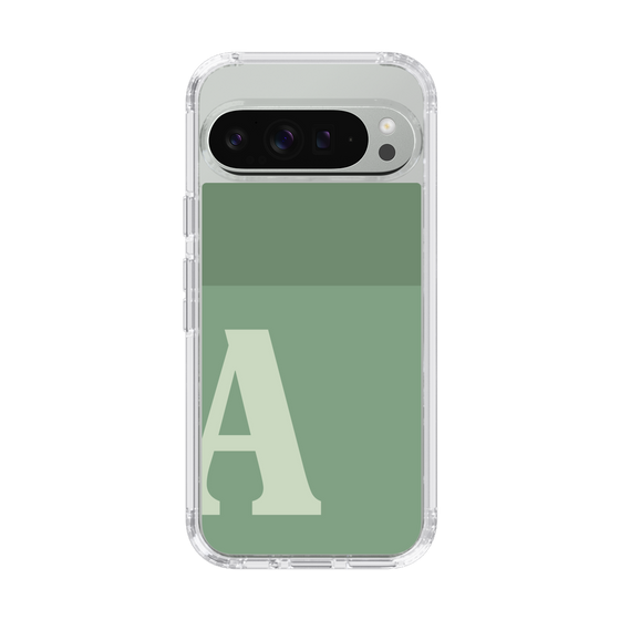 Slim Protection Case［ Original - initial two tone - A green ］