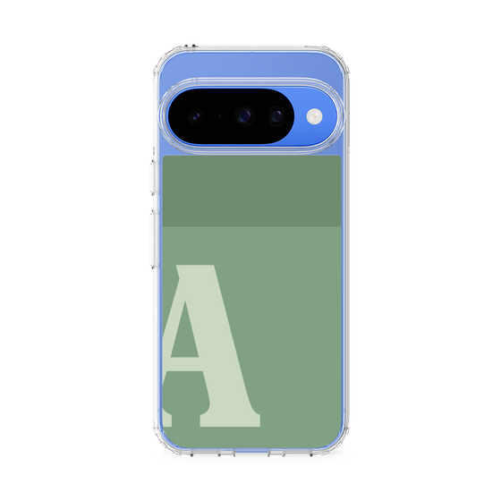 Slim Protection Case［ Original - initial two tone - A green ］