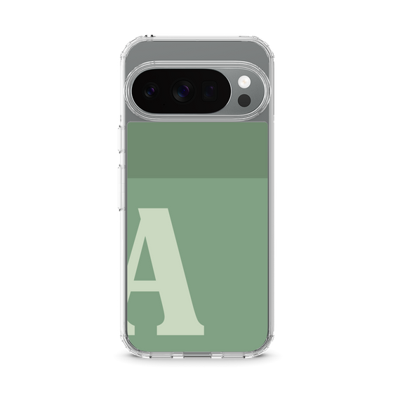 Slim Protection Case［ Original - initial two tone - A green ］