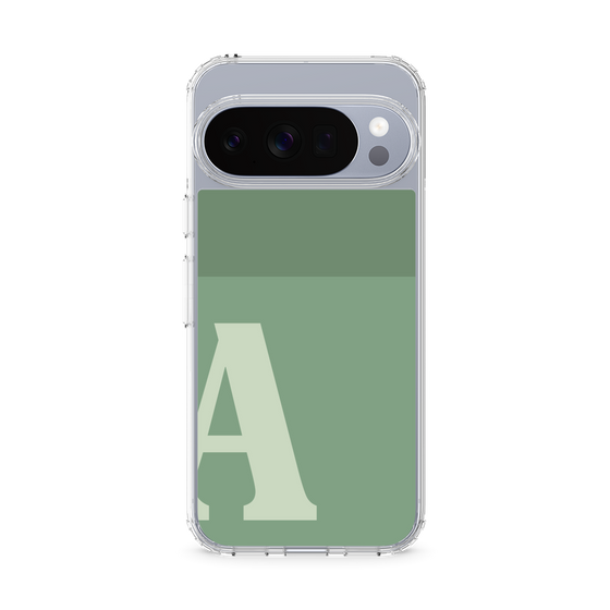 Slim Protection Case［ Original - initial two tone - A green ］