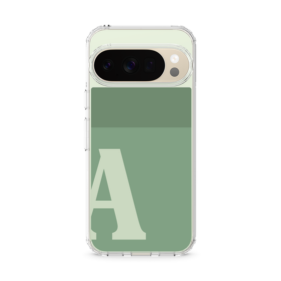 Slim Protection Case［ Original - initial two tone - A green ］