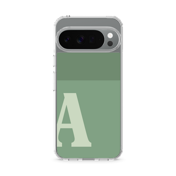 Slim Protection Case［ Original - initial two tone - A green ］