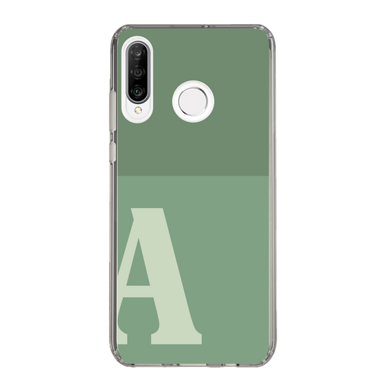 Slim Protection Case［ Original - initial two tone - A green ］