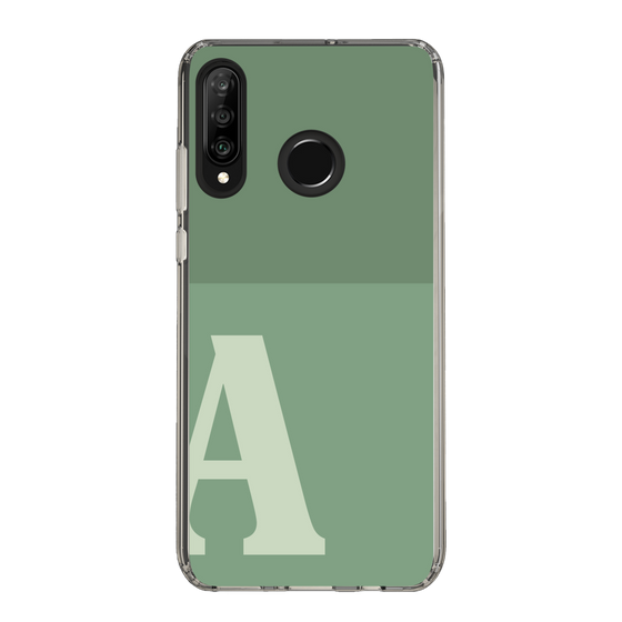 Slim Protection Case［ Original - initial two tone - A green ］