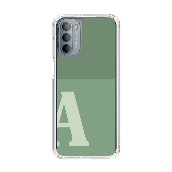 Slim Protection Case［ Original - initial two tone - A green ］