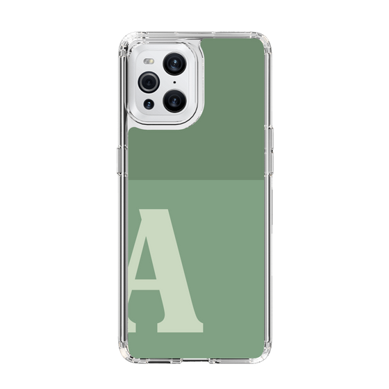 Slim Protection Case［ Original - initial two tone - A green ］