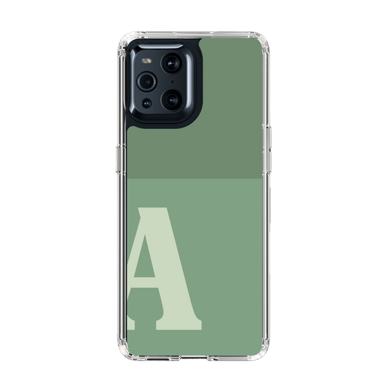 Slim Protection Case［ Original - initial two tone - A green ］
