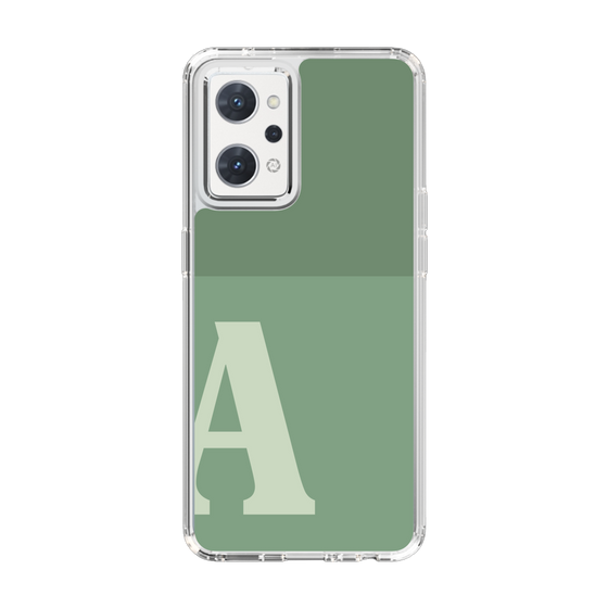 Slim Protection Case［ Original - initial two tone - A green ］
