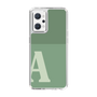 Slim Protection Case［ Original - initial two tone - A green ］