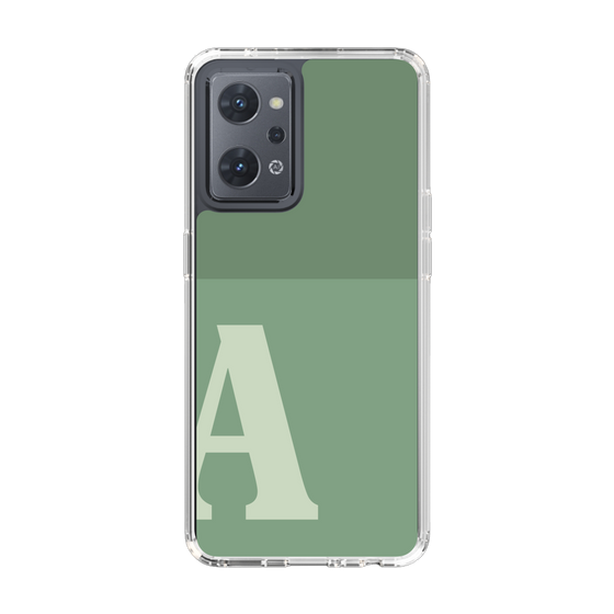 Slim Protection Case［ Original - initial two tone - A green ］