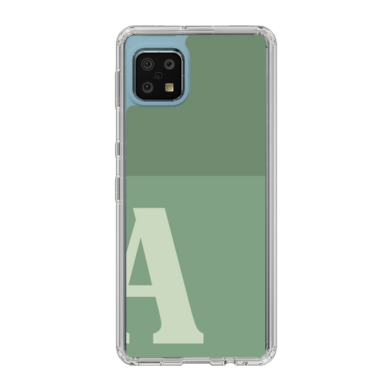 Slim Protection Case［ Original - initial two tone - A green ］