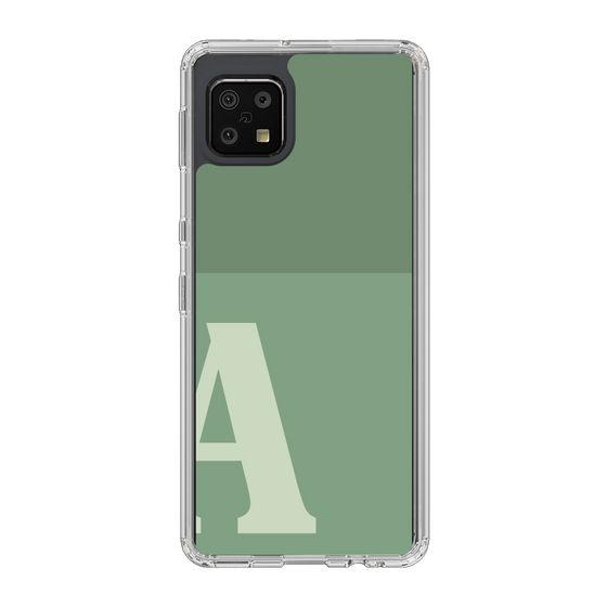 Slim Protection Case［ Original - initial two tone - A green ］