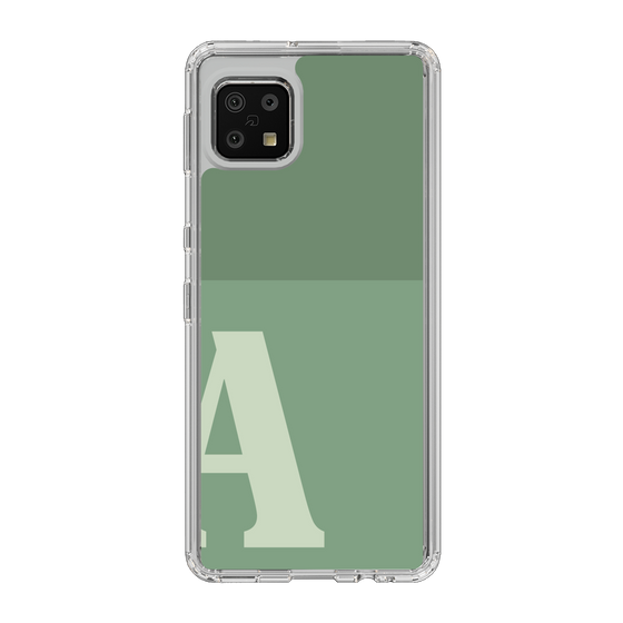 Slim Protection Case［ Original - initial two tone - A green ］
