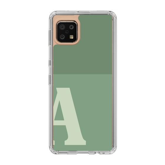 Slim Protection Case［ Original - initial two tone - A green ］