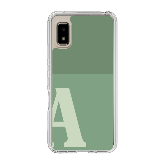 Slim Protection Case［ Original - initial two tone - A green ］