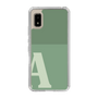 Slim Protection Case［ Original - initial two tone - A green ］