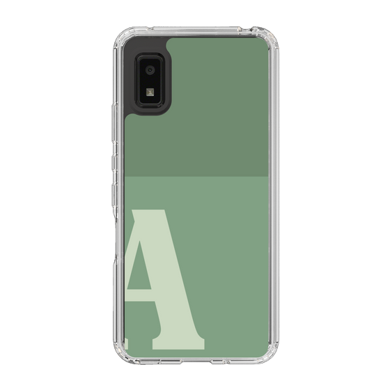 Slim Protection Case［ Original - initial two tone - A green ］