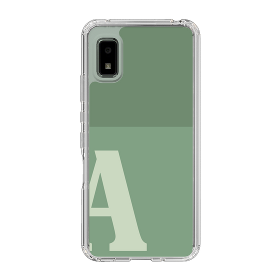 Slim Protection Case［ Original - initial two tone - A green ］