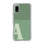 Slim Protection Case［ Original - initial two tone - A green ］
