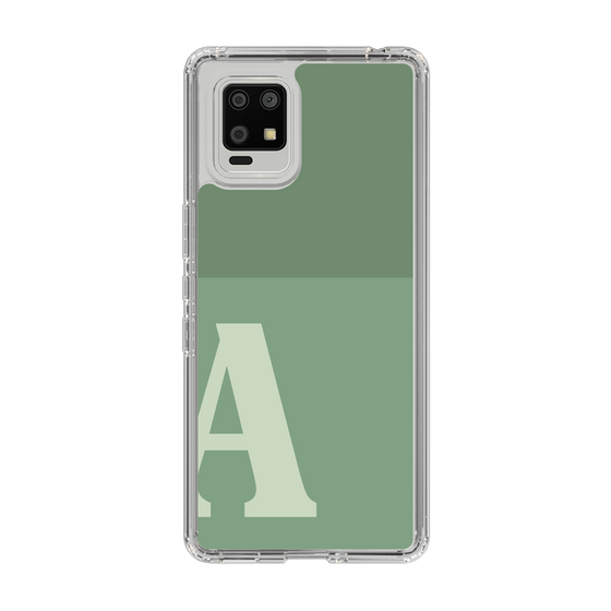 Slim Protection Case［ Original - initial two tone - A green ］