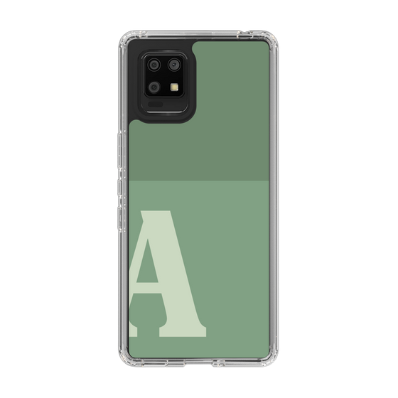 Slim Protection Case［ Original - initial two tone - A green ］