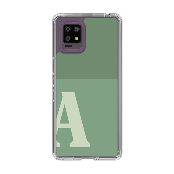 Slim Protection Case［ Original - initial two tone - A green ］