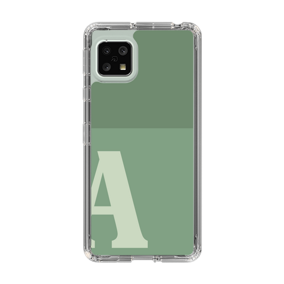 Slim Protection Case［ Original - initial two tone - A green ］