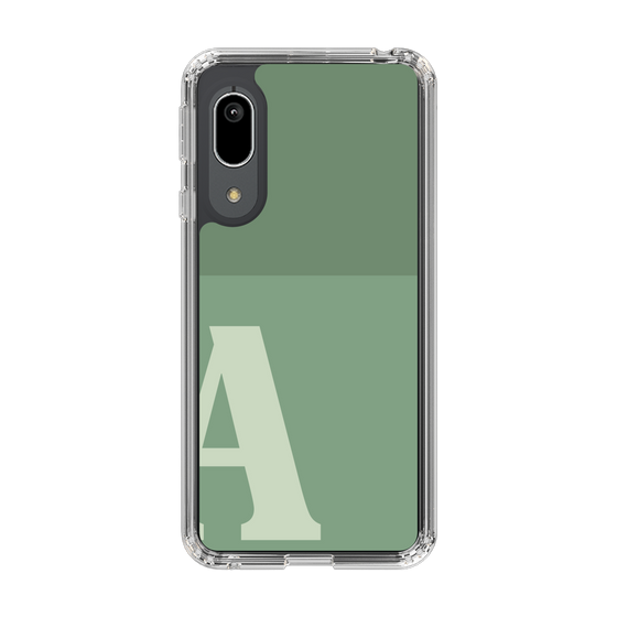 Slim Protection Case［ Original - initial two tone - A green ］