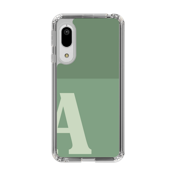 Slim Protection Case［ Original - initial two tone - A green ］