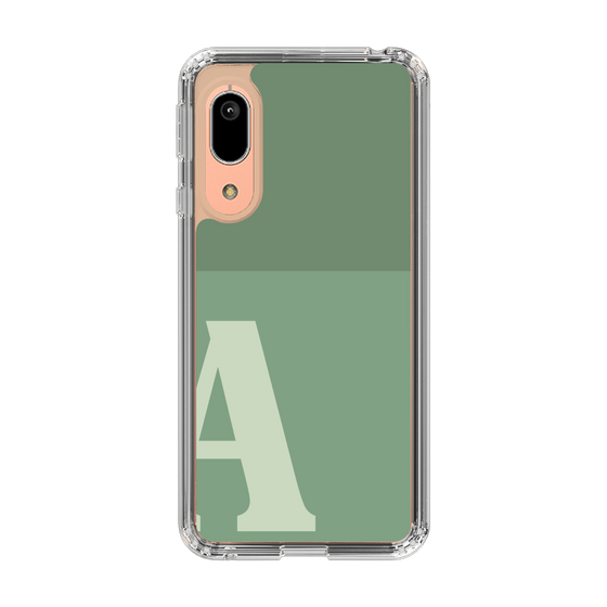 Slim Protection Case［ Original - initial two tone - A green ］